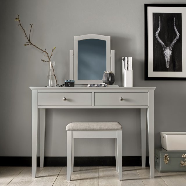 Premier Collection Ashby Soft Grey Dressing Table