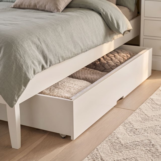 Premier Collection Ashby White Underbed Drawer