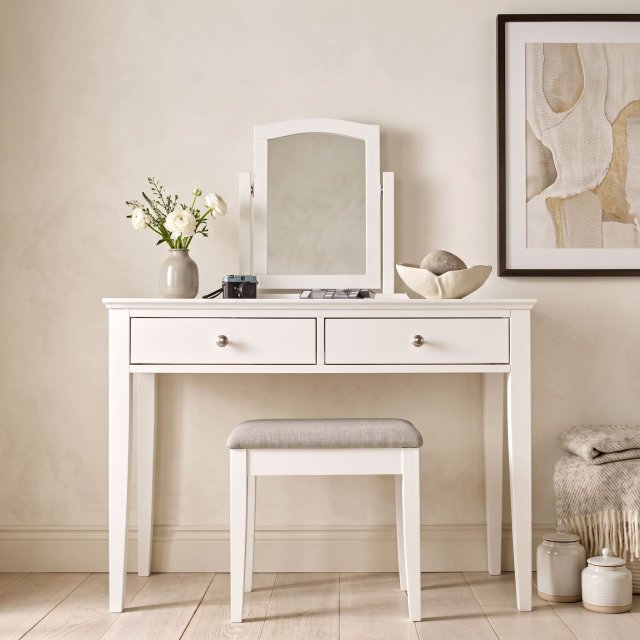 Premier Collection Ashby White Dressing Table