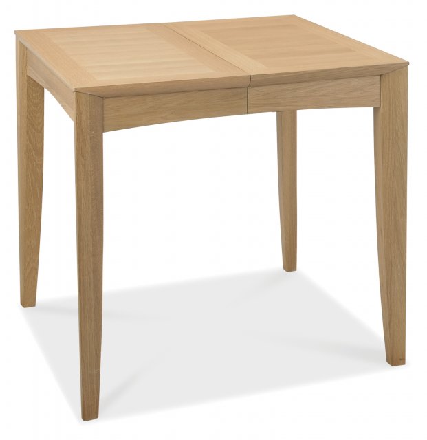 Bentley Designs Bergen Oak 2-4 Extension Table- front angle