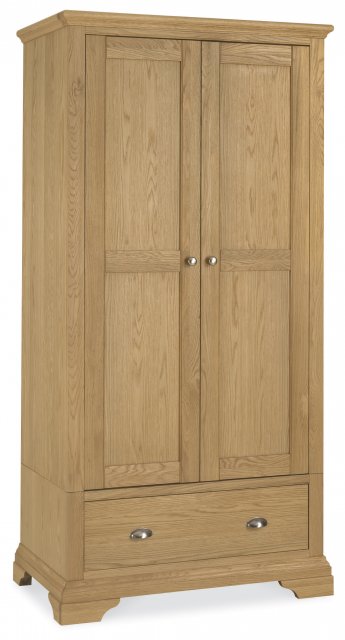 Premier Collection Hampstead Oak Double Wardrobe