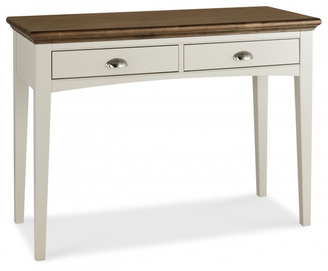 Premier Collection Hampstead Soft Grey & Walnut Dressing Table