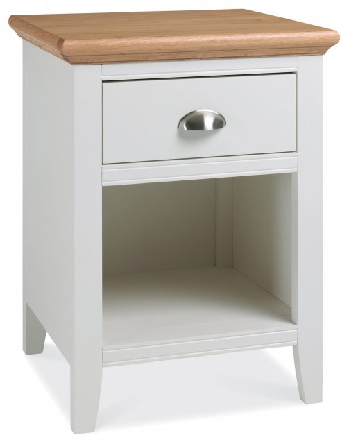 Premier Collection Hampstead Two Tone 1 Drawer Nightstand