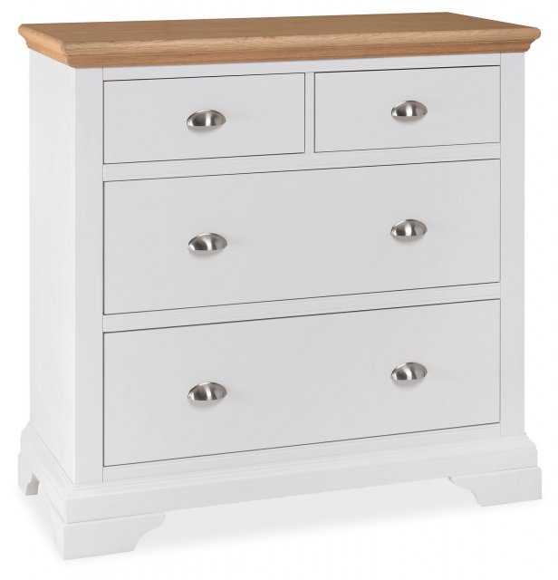 Premier Collection Hampstead Two Tone 2+2 Drawer Chest