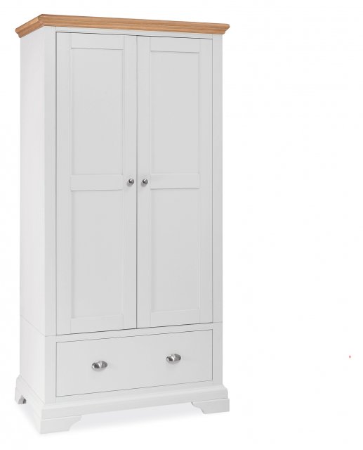 Premier Collection Hampstead Two Tone Double Wardrobe