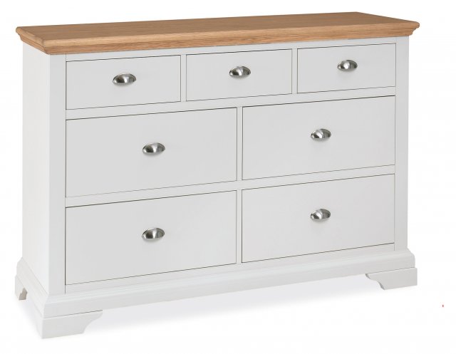 Premier Collection Hampstead Two Tone 3+4 Drawer Chest