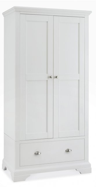 Premier Collection Hampstead White Double Wardrobe