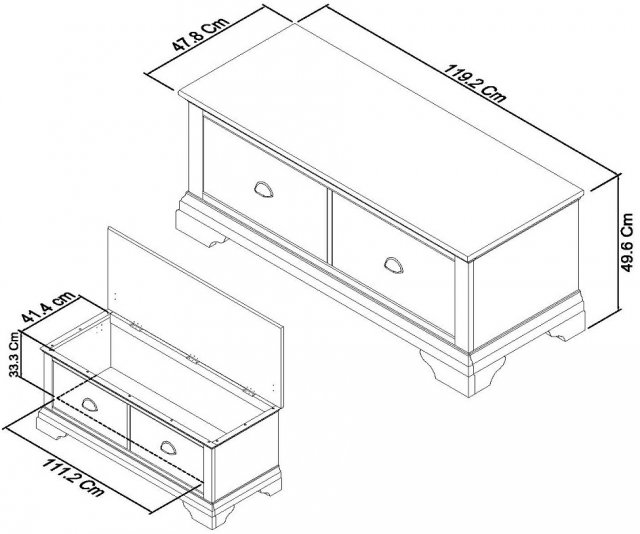 Blanket box dimensions deals