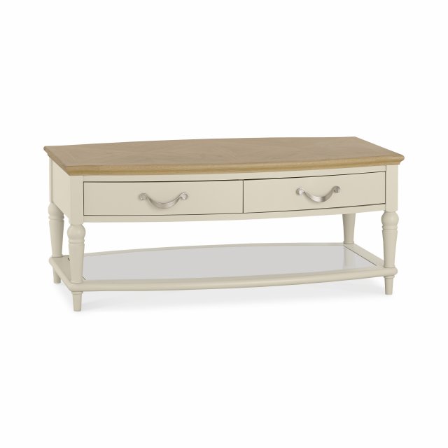 Premier Collection Montreux Pale Oak Antique White Coffee Table With Drawers Tables Bentley Designs - Antique White Coffee Table With Drawers Premier Collection Montreux Pale Oak Antique White Coffee Table With Drawers Tables Bentley Designs - Antique White Coffee Table With Drawers