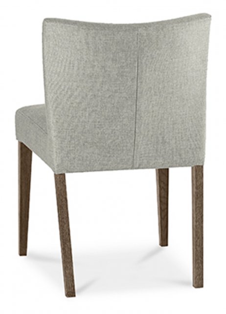 Turin Dark Oak Low Back Upholstered, Low Back Upholstered Dining Chairs With Arms