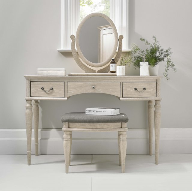 Signature Collection Bordeaux  Chalk Oak Dressing Table