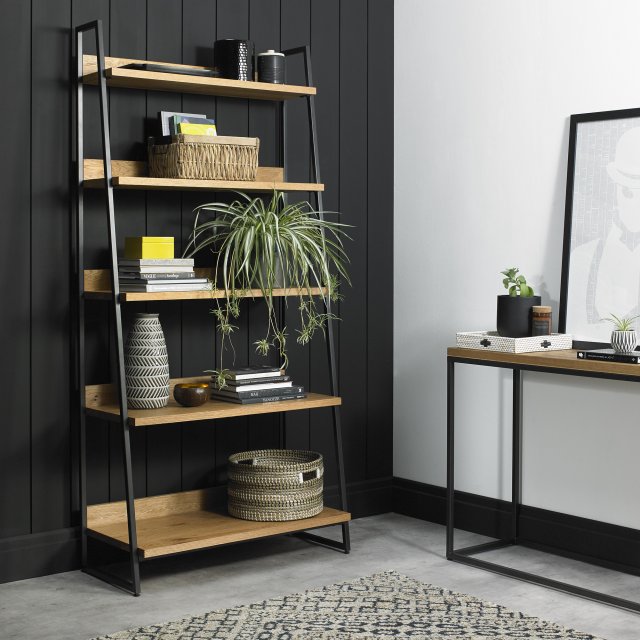 Signature Collection Indus Rustic Oak Open Display Unit