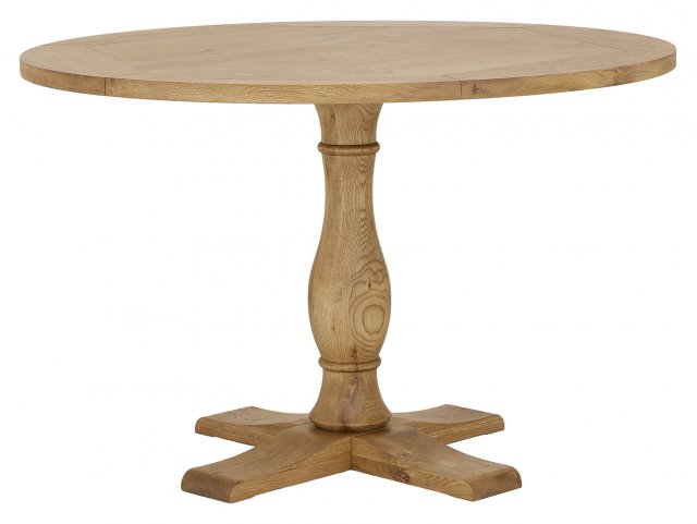 Signature Collection Westbury Rustic Oak Circular Table