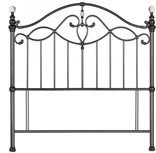 Headboards Amp Bedsteads Collection Elena Black Nickel