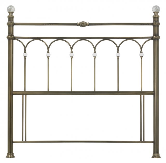 Krystal Antique Brass Headboard King 150cm