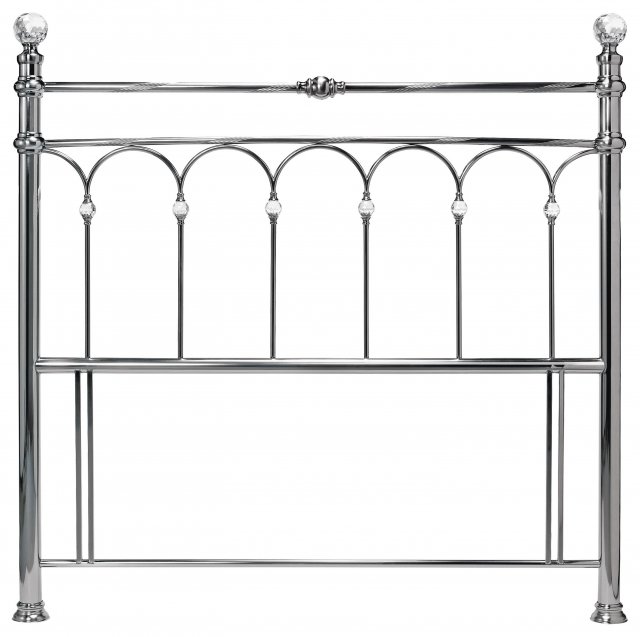 Bentley Designs Krystal Antique Nickel Headboard King 150cm