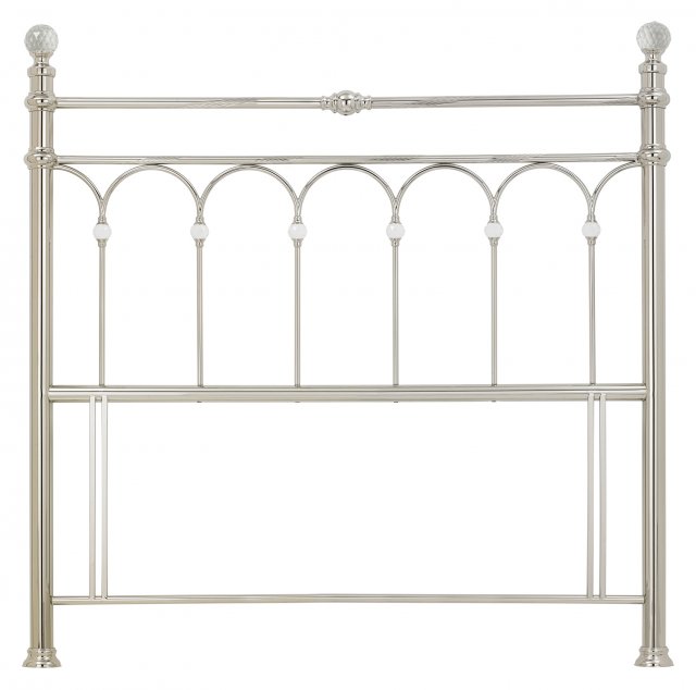 Headboards & Bedsteads Collection Krystal Shiny Nickel Headboard King 150cm