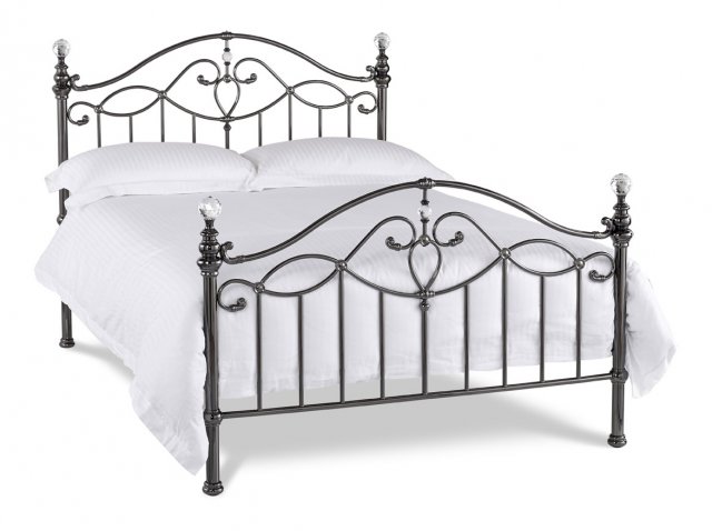 Headboards Amp Bedsteads Collection Elena Black Nickel