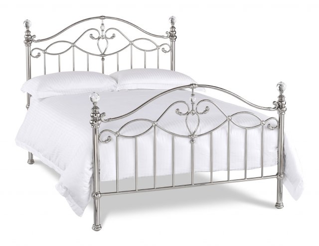 Headboards & Bedsteads Collection Elena Shiny Nickel Bedstead King 150cm