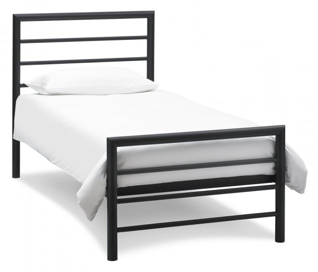 Headboards & Bedsteads Collection Urban Matt Black Bedstead Single 90cm