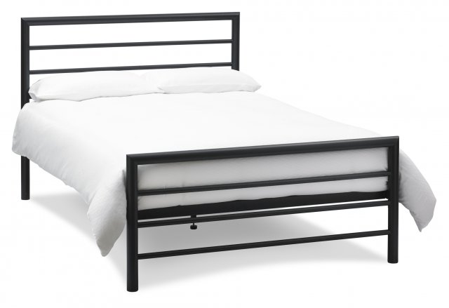 Headboards & Bedsteads Collection Urban Matt Black Bedstead Small Double 122cm