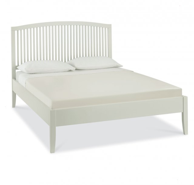Premier Collection Ashby Soft Grey Slatted Bedstead King 150cm