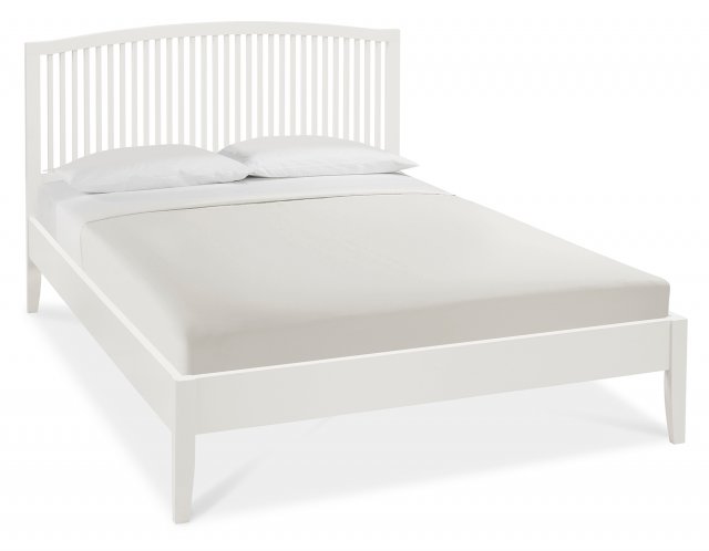 Premier Collection Ashby White Slatted Bedstead Double 135cm