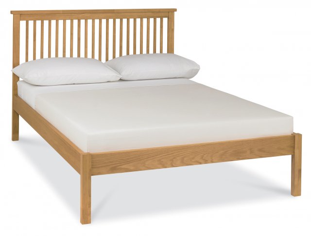 Gallery Collection Atlanta Oak Low Footend Bedstead King 150cm