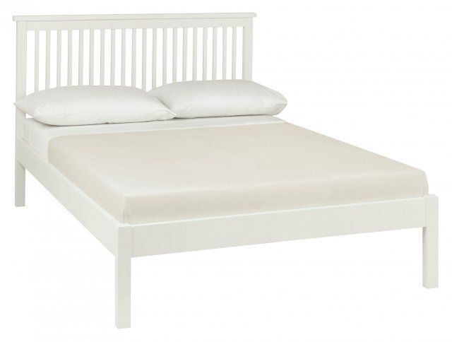 Gallery Collection Atlanta White Low Footend Bedstead Double 135cm