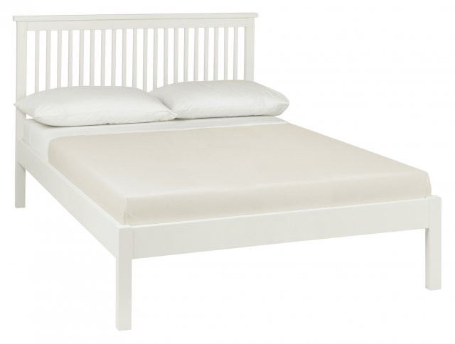Gallery Collection Atlanta White Low Footend Bedstead King 150cm