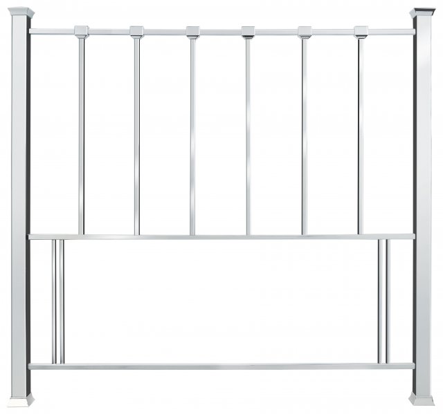 Headboards & Bedsteads Collection Madison Shiny Nickel Headboard Double 135cm