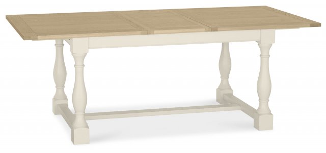 Signature Collection Chartreuse Aged Oak & Antique White 4-8 Extension Table
