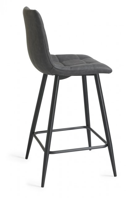 Knox bar stool black pu leather deals