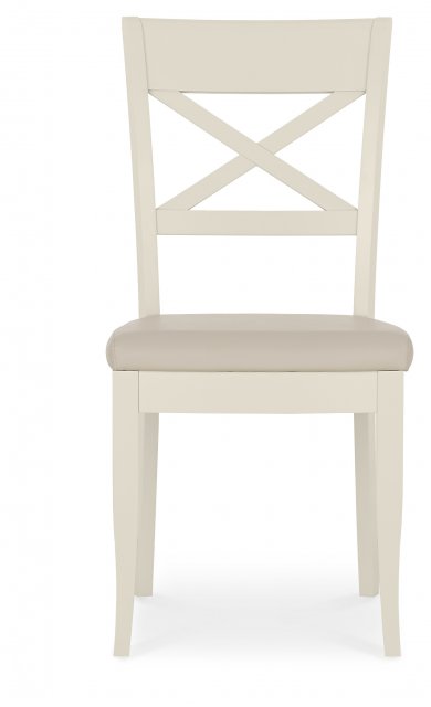Table 6 X Back Chairs Dining Sets, Antique White Cross Back Dining Chairs