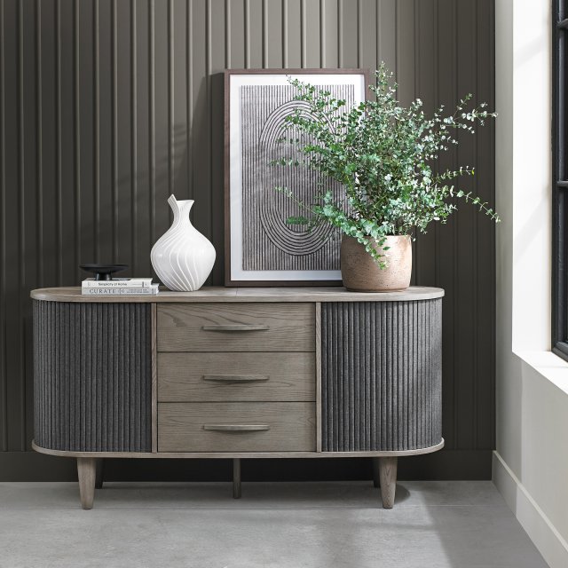 Bentley Designs Monroe Silver Grey Wide Sideboard- feature