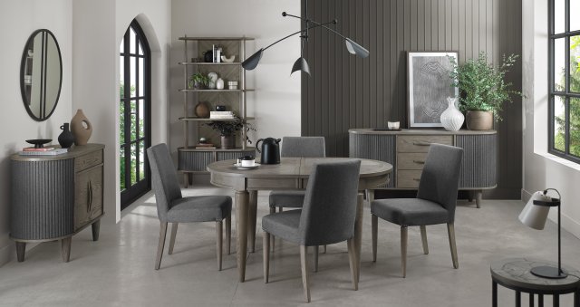 Monroe Silver Grey 4 Seater Dining Set, Grey Slate Dining Room Table