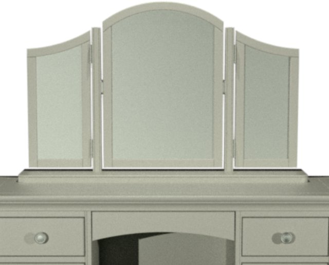 Signature Collection Alora Blue Grey Gallery Mirror