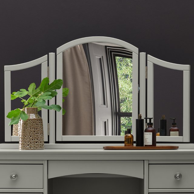 Signature Collection Alora Blue Grey Gallery Mirror