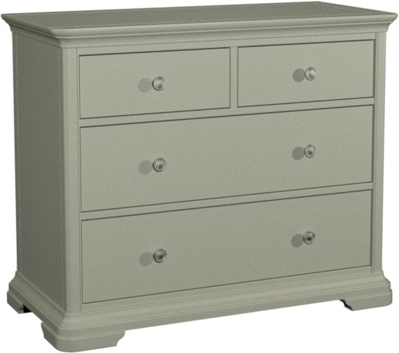 Signature Collection Alora Blue Grey 2+2 Chest of Drawers