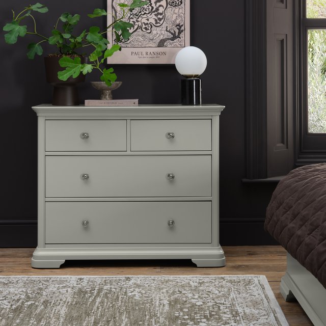 Signature Collection Alora Blue Grey 2+2 Chest of Drawers