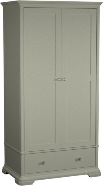 Signature Collection Alora Blue Grey Double Wardrobe