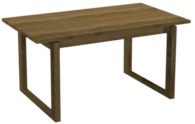 Premier Collection Delta Rustic Oak 4-6 Extension Dining Table