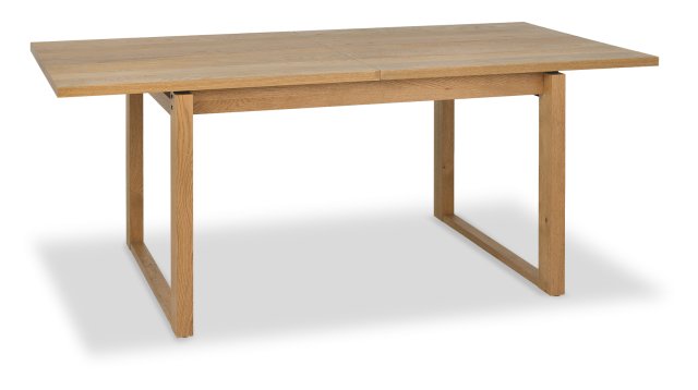 Premier Collection Delta Rustic Oak 6-8 Extension Dining Table