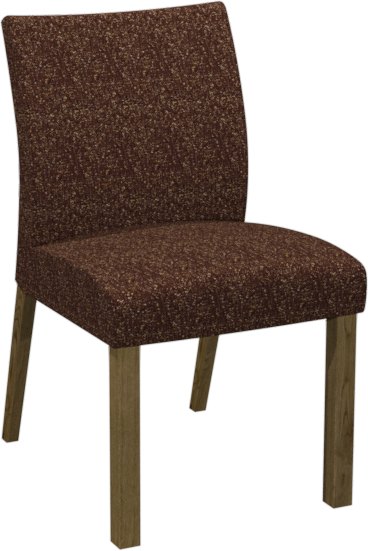 Premier Collection Delta Rustic Oak Upholstered Chair - Auburn Fabric (Pair)