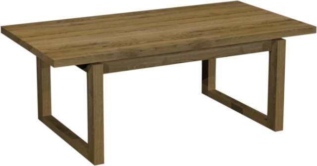 Premier Collection Delta Rustic Oak Coffee Table