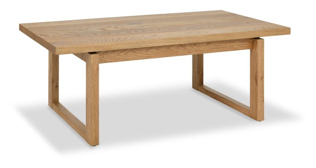 Premier Collection Delta Rustic Oak Coffee Table