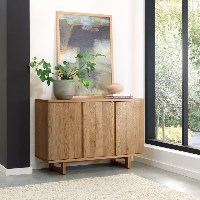 Premier Collection Delta Rustic Oak Narrow Sideboard