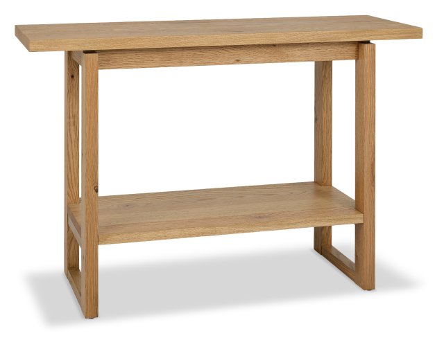 Premier Collection Delta Rustic Oak Console Table