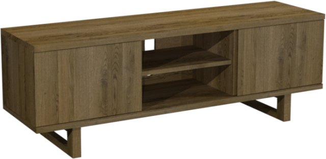 Premier Collection Delta Rustic Oak Media Unit