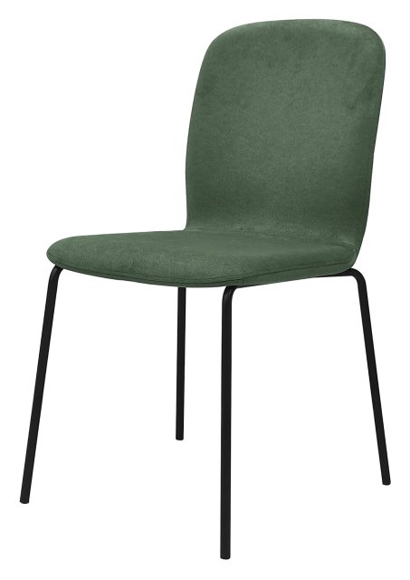 Gallery Collection Felix - Green Stackable Chair with Black Legs (4 in a Carton)